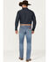 Image #3 - Wrangler Retro Men's Beauford Light Wash Slim Bootcut Stretch Denim Jeans, Light Wash, hi-res