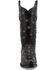 Image #4 - Black Star Women's Marfa Star Inlay Studded Leather Western Boot - Snip Toe, Black, hi-res