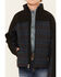 Image #3 - Cody James Boys' Color Block Pattern Softshell Jacket, Black, hi-res