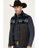 Image #2 - Cody James Men's Southwestern Print Yoke Wool Vest, Black, hi-res
