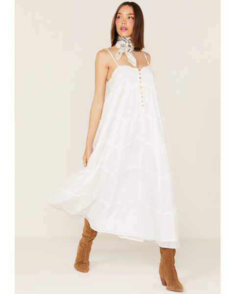 Image #1 - Show Me Your Mumu Women's Gracie Midi Dress, White, hi-res