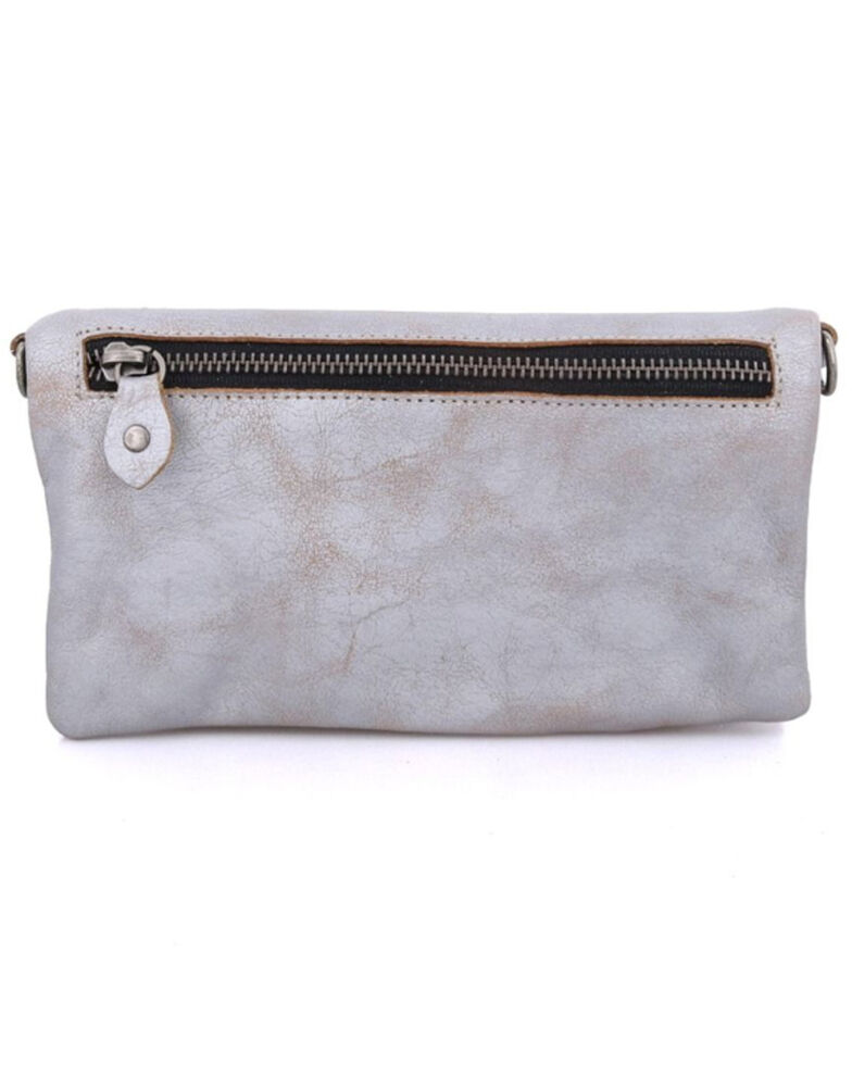 Bed Stu Women's Candence Silver Lux Crossbody Clutch, Silver, hi-res