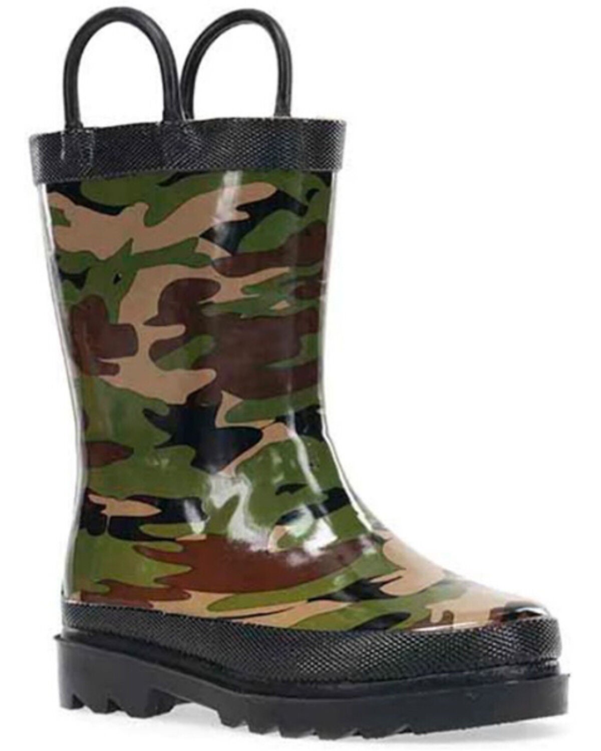 Western Chief Boys' Camo Rain Boots, Camouflage, hi-res