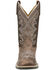 Image #4 - Smoky Mountain Little Girls' Willow Western Boots - Broad Square Toe, Brown, hi-res