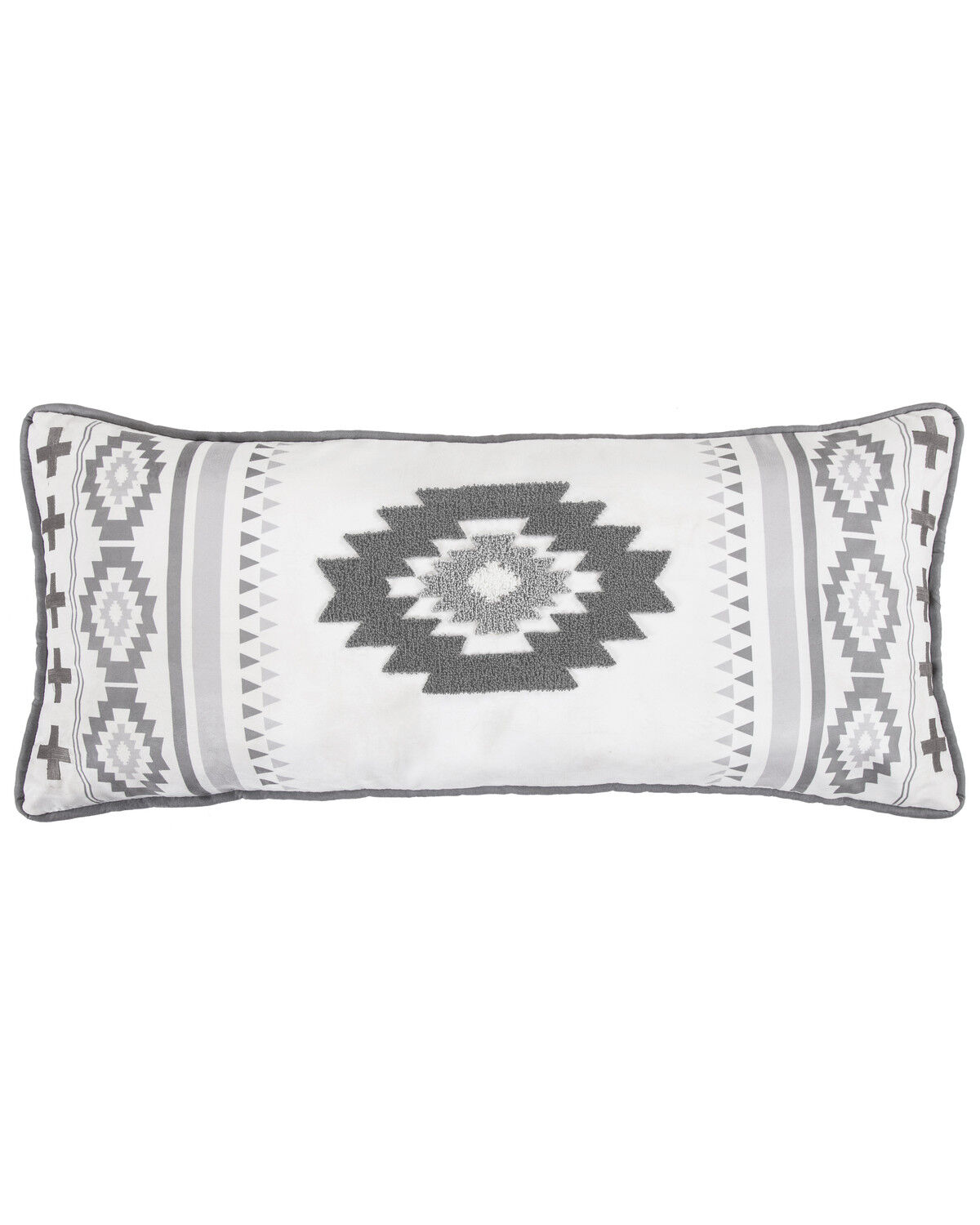 Image #1 - HiEnd Accents Free Spirit Lumbar Pillow, Grey, hi-res