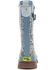 Image #5 - Western Chief Women's Bandana Print Mid Rain Boots - Round Toe, Blue, hi-res