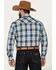 Image #4 - Wrangler Retro Men's Premium Plaid Print Long Sleeve Snap Western Shirt, Multi, hi-res