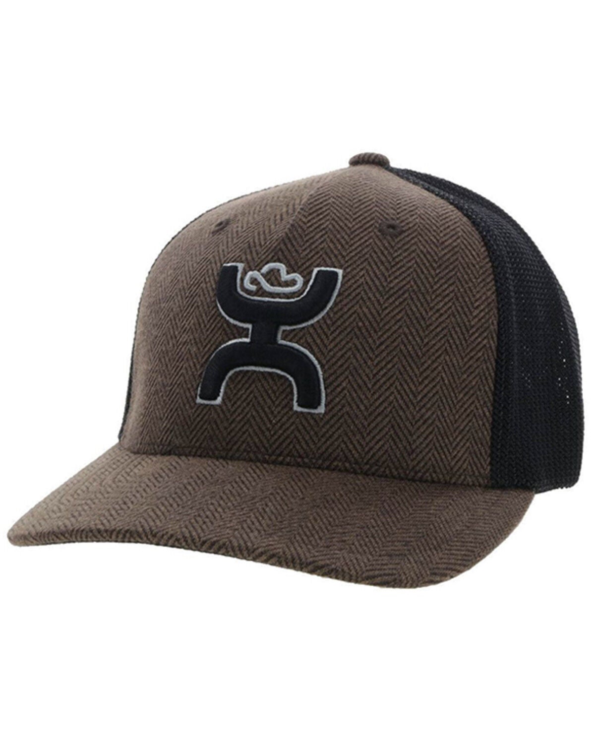Hooey Kids' Coach Ball Cap, Brown, hi-res