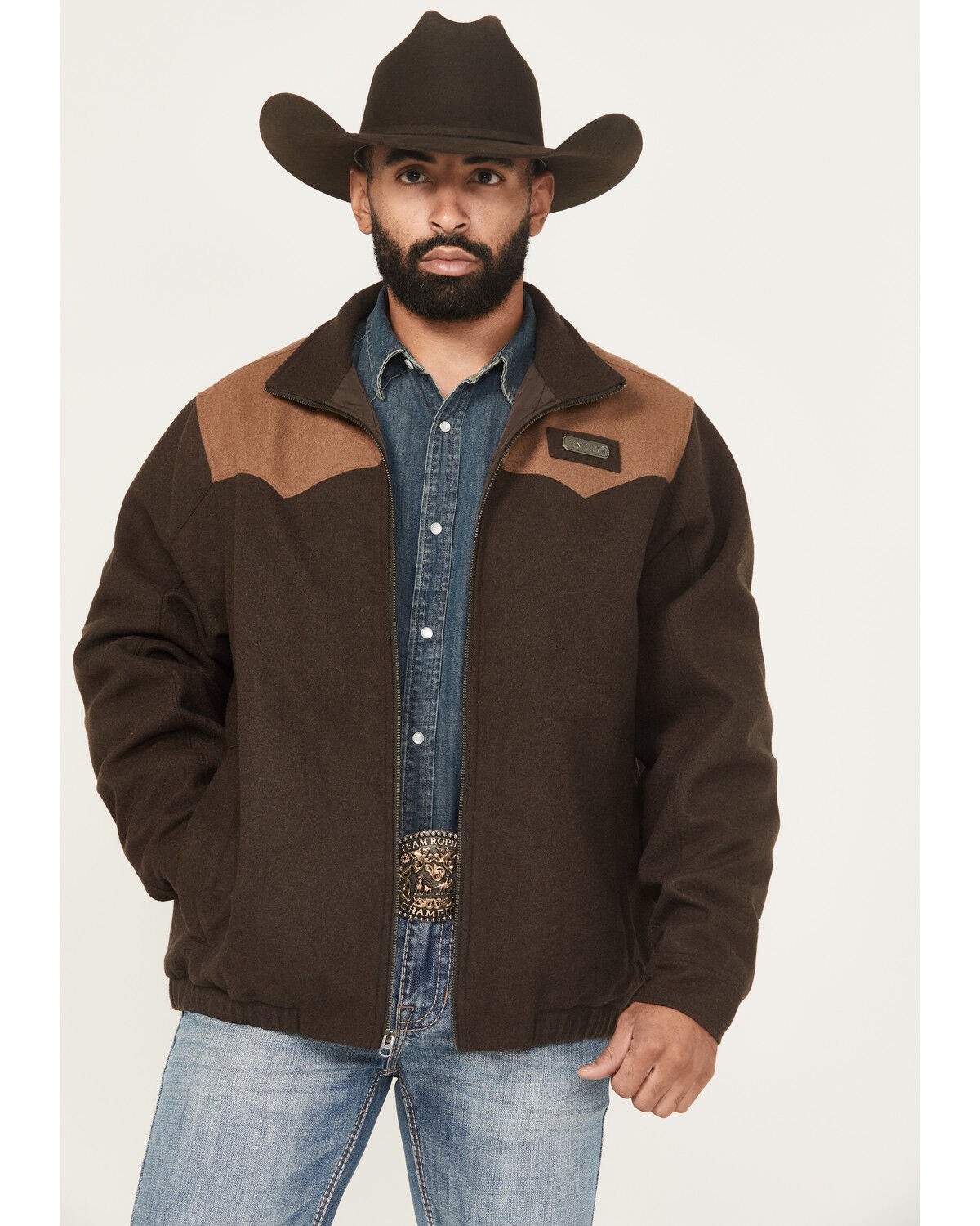 Cinch Men's Wooly Zip-Up Jacket | Sheplers