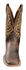 Tony Lama Men's Worn Goat Leather Americana Western Boots - Broad Square Toe, Tan, hi-res