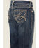 Image #4 - Ariat Girls' Everlee Bootcut Jeans, Medium Wash, hi-res