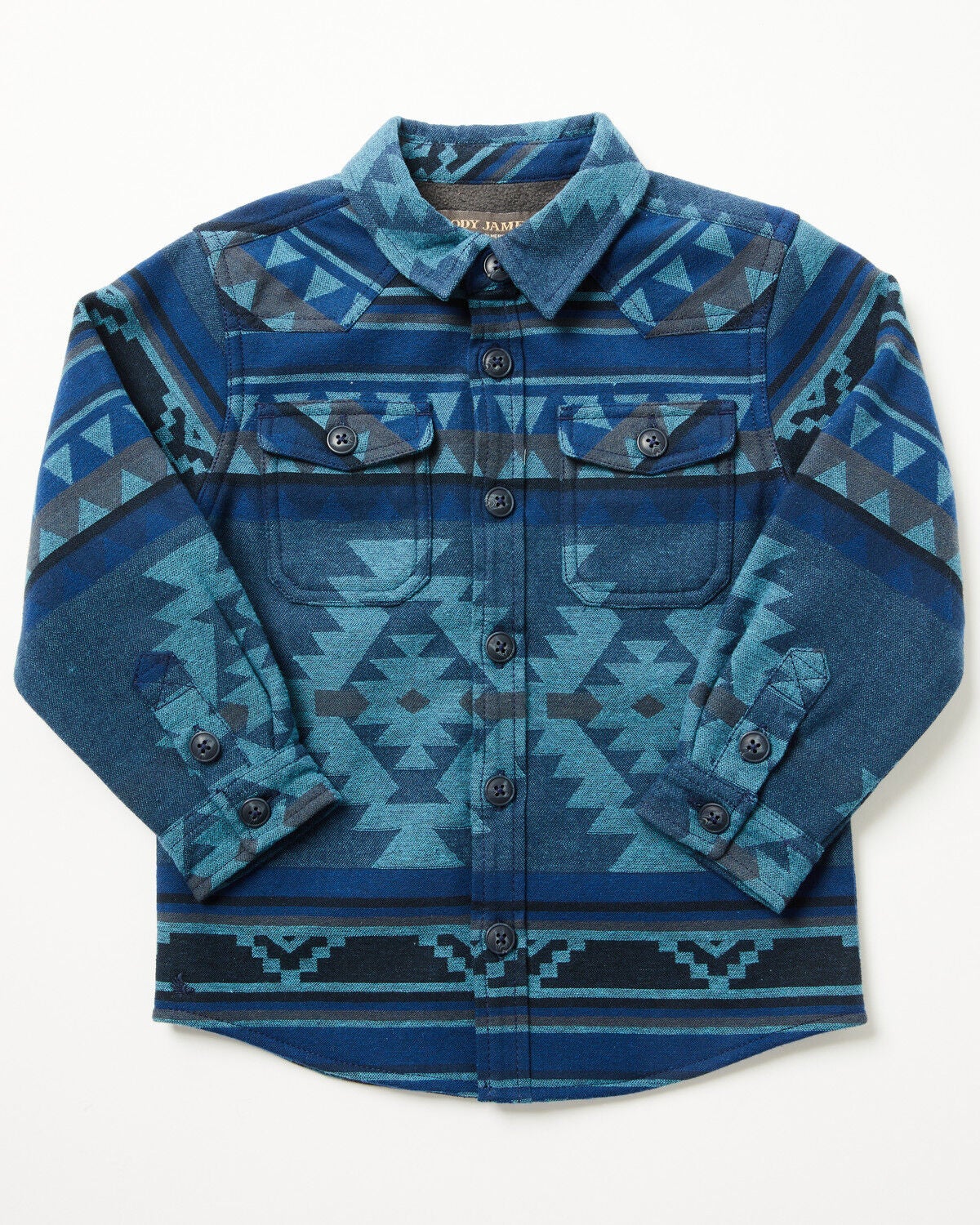Image #1 - Cody James Toddler Boys' Rosewell Southwestern Print Button-Down Flannel Shirt Jacket, , hi-res