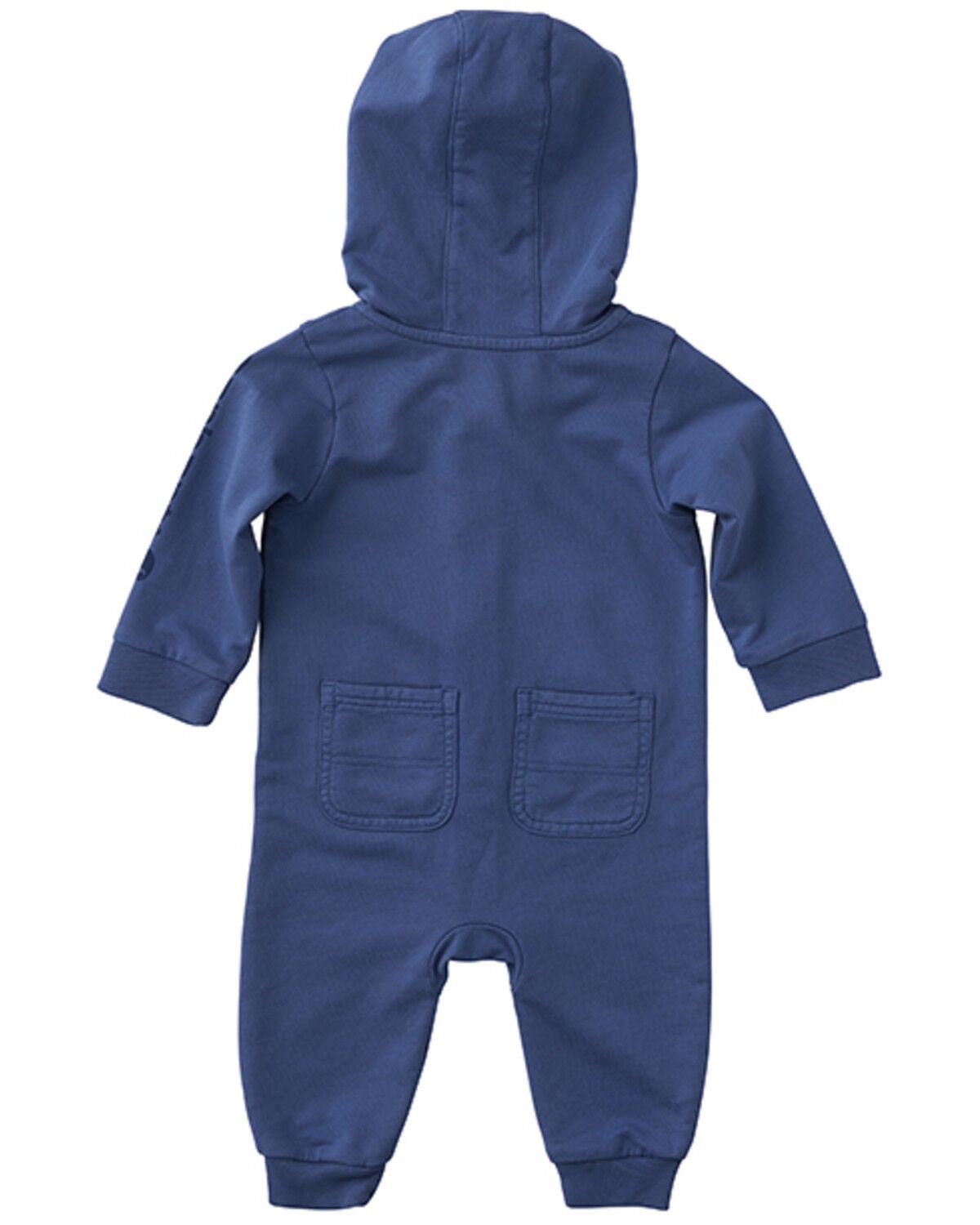 Image #2 - Carhartt Infant Boys' Zip Front Long Sleeve Onesie, Blue, hi-res