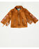 Image #3 - Fornia Toddler Girls' Horse Embroidered Fringe Jacket, Camel, hi-res