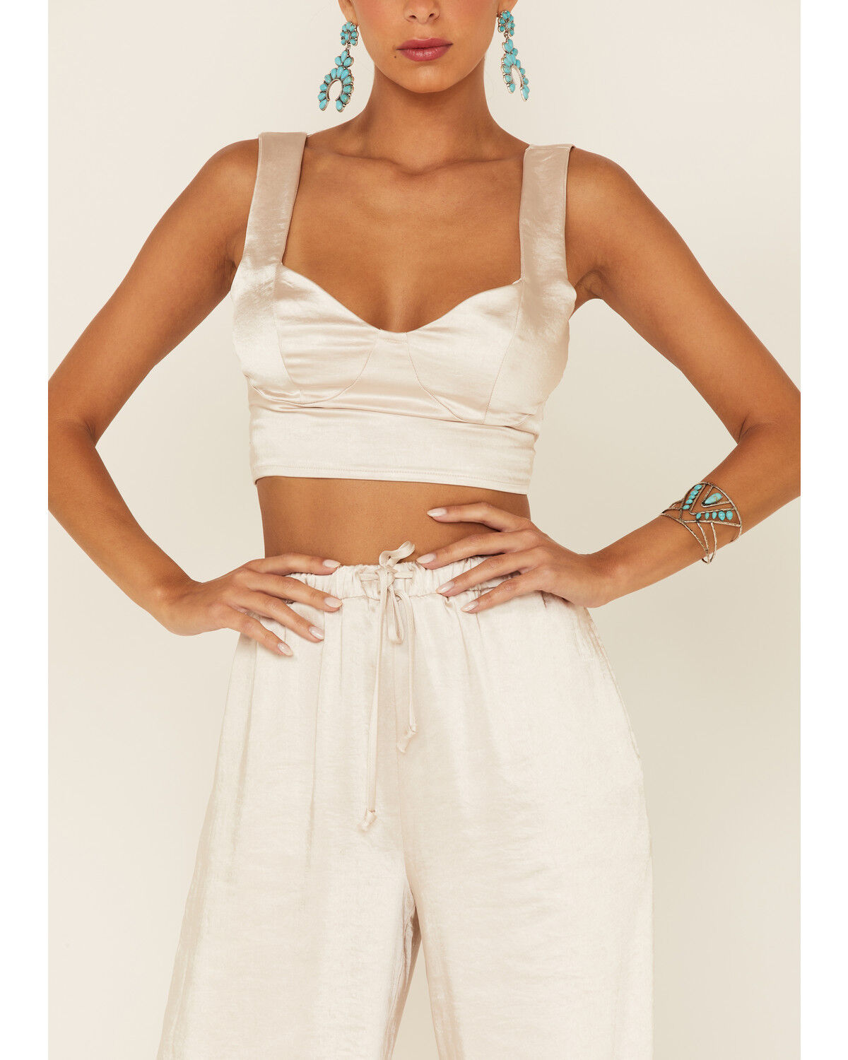 Image #3 - The Now Women's Piper Bustier Top, Cream, hi-res