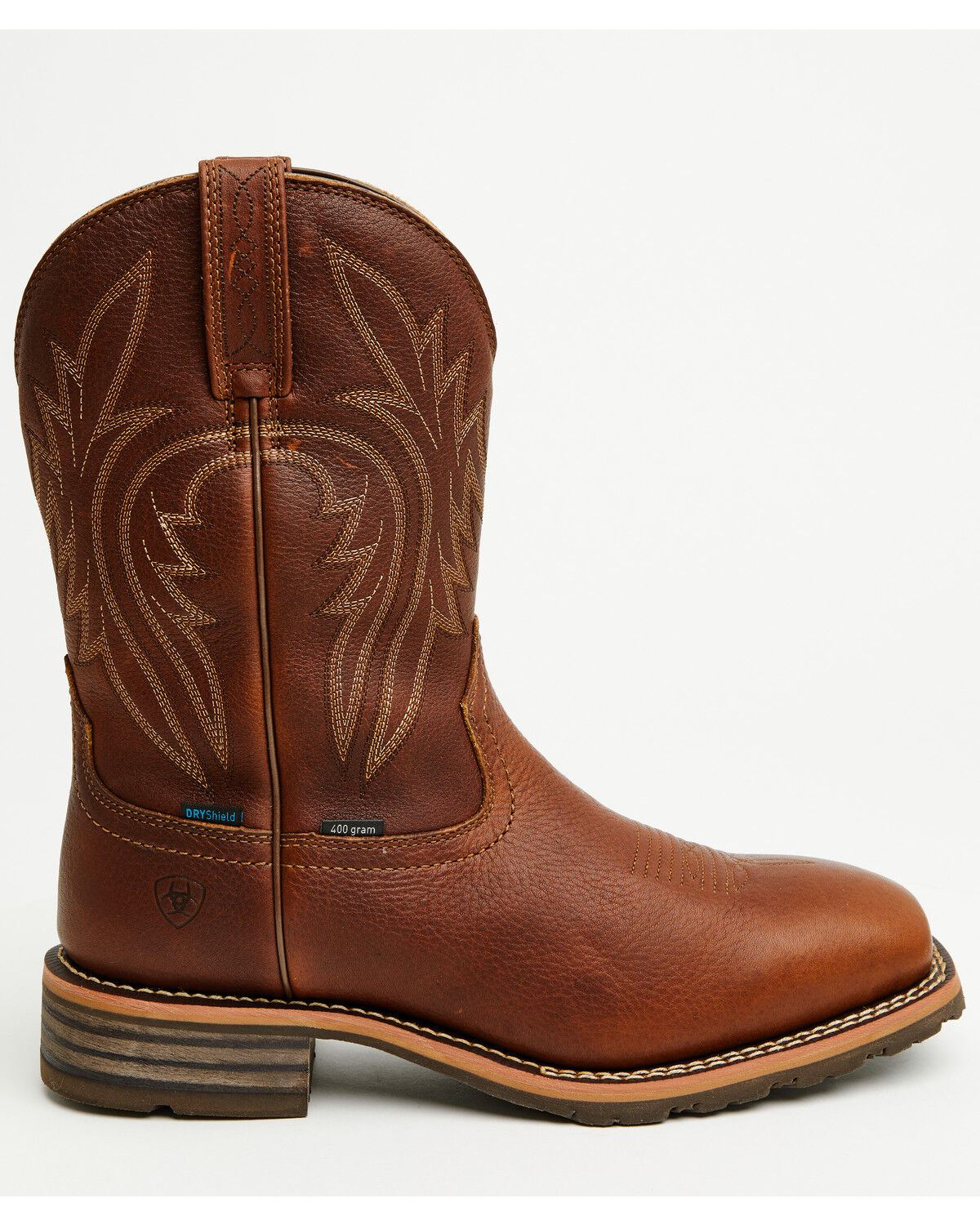 Image #2 - Ariat Men's Hybrid Rancher H20 400G Boots - Square Toe, Brown, hi-res