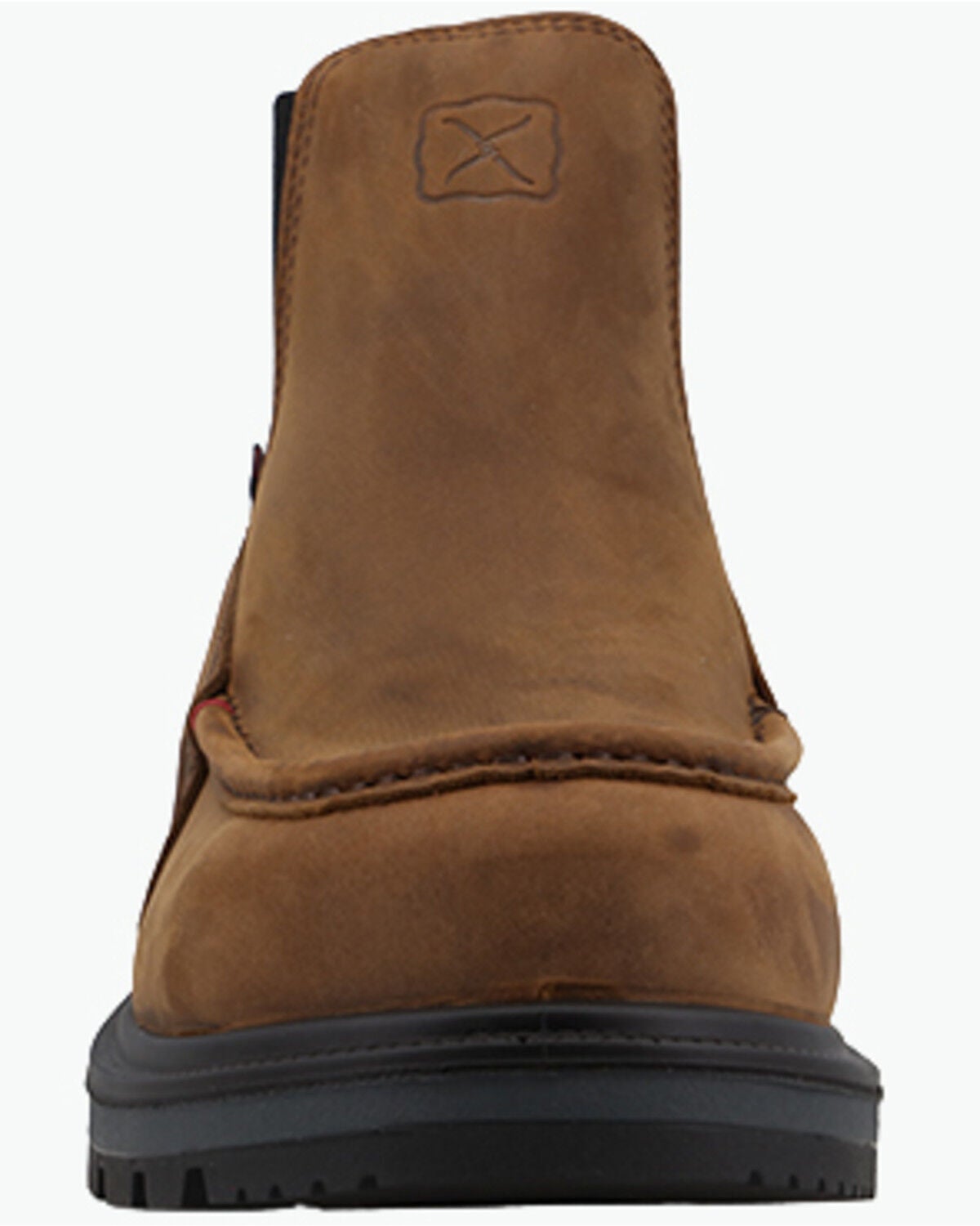 Image #3 - Twisted X Men's 6" Chelsea Work Boots - Nano Toe, Brown, hi-res