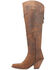 Image #3 - Dingo Women's Sky High Tall Western Boots - Pointed Toe, Brown, hi-res
