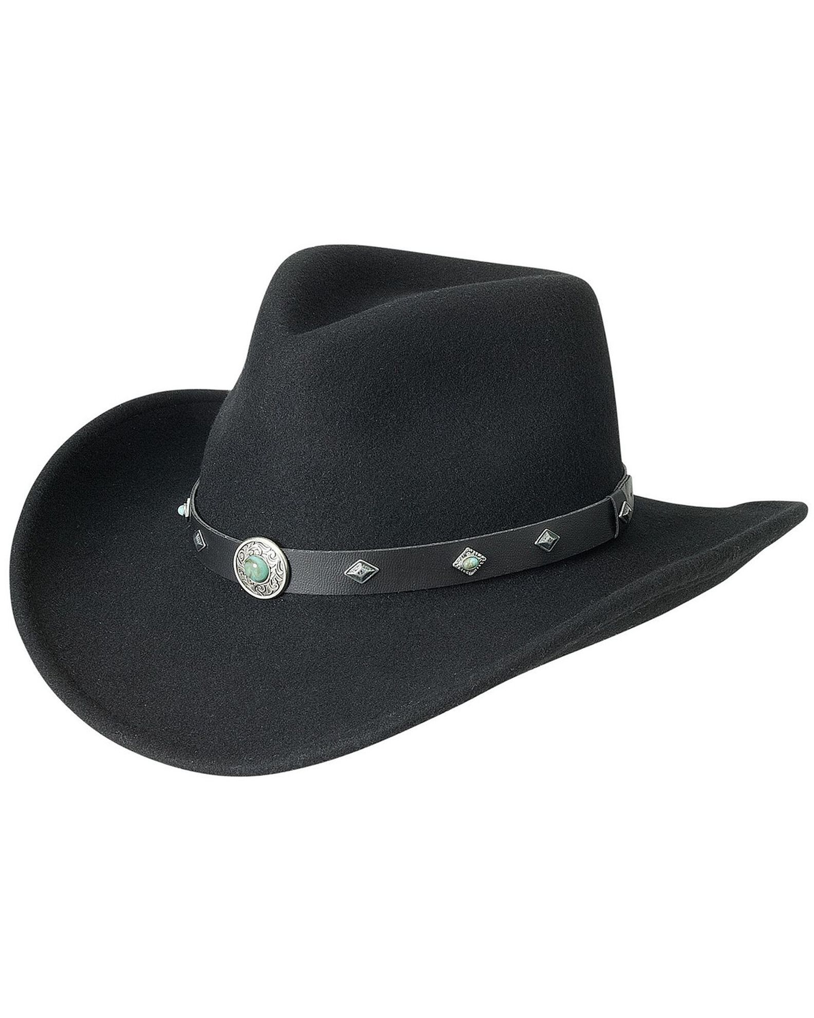 Silverado Women s Fancy Pinch Front Crushable Wool Cowboy Hat