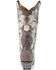 Image #4 - Corral Women's Flower Embroidery Western Boots - Snip Toe, Coffee, hi-res
