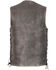 Image #2 - Milwaukee Leather Men's Side Lace Vest - Big 5X , Grey, hi-res