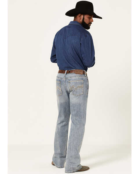 Image #3 - Cody James Men's Hacienda Medium Wash Stretch Slim Bootcut Jeans , Medium Wash, hi-res