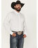 Image #1 - Wrangler X Cody Johnson Men's Medallion Print Long Sleeve Button-Down Western Shirt, White, hi-res
