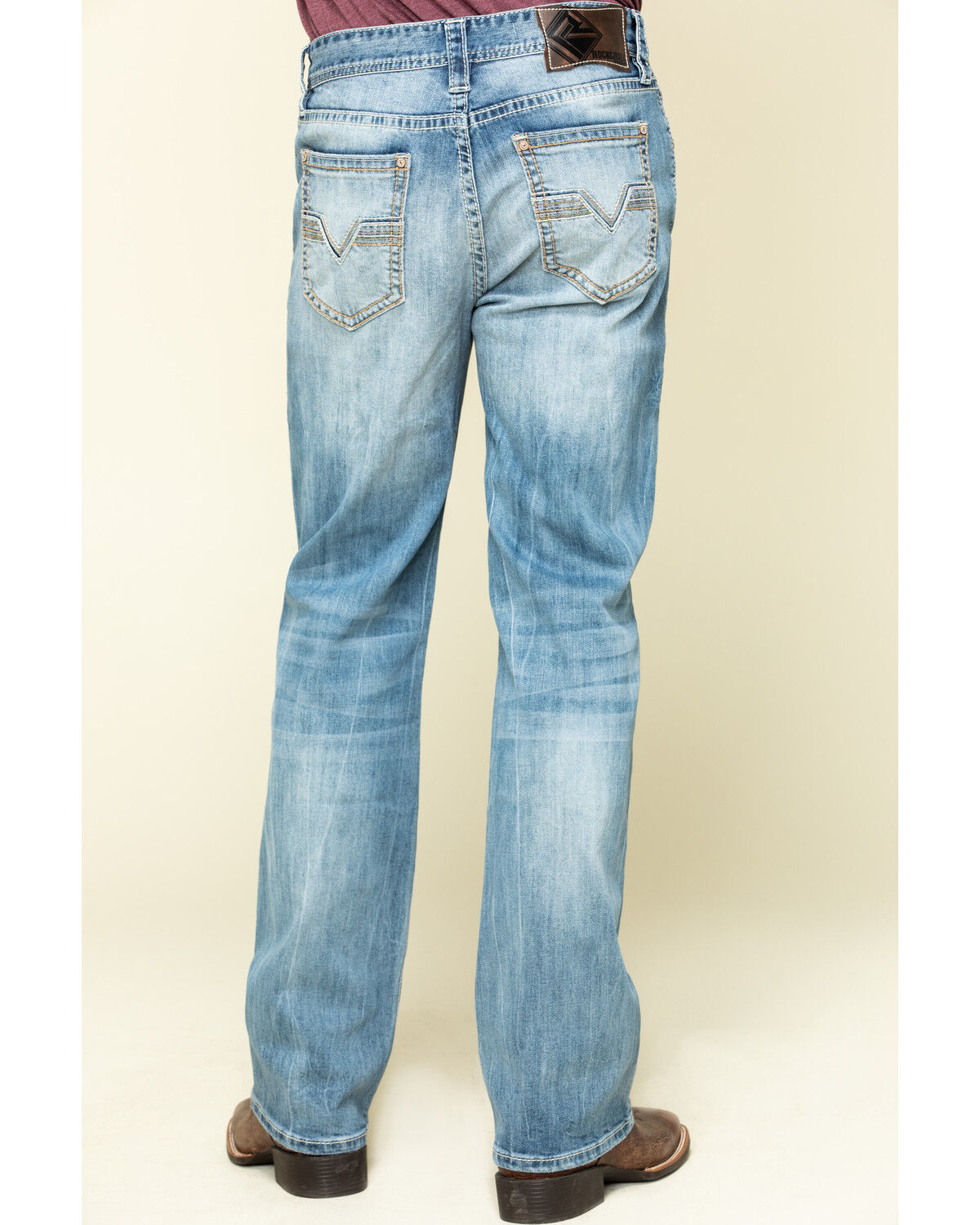 rock and roll cowboy double barrel relaxed bootcut