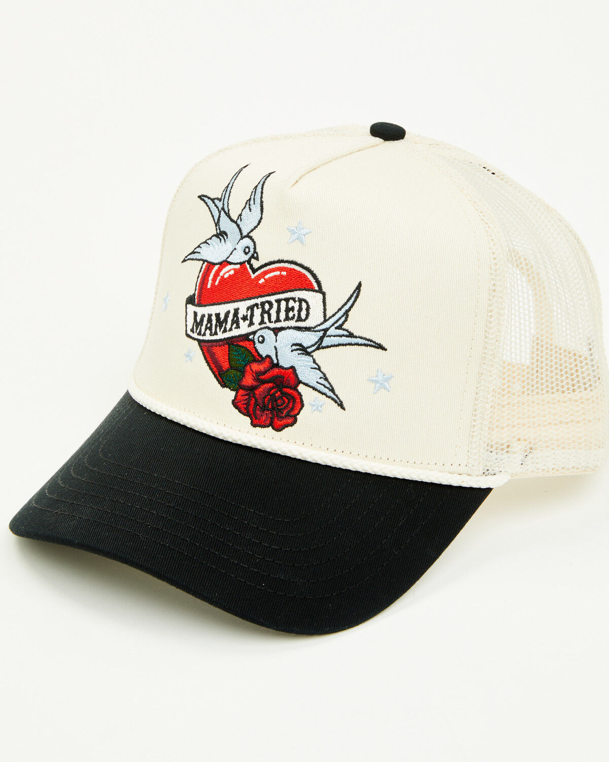 Image #1 - Idyllwind Women's Mama Tried Ball Cap, Cream, hi-res