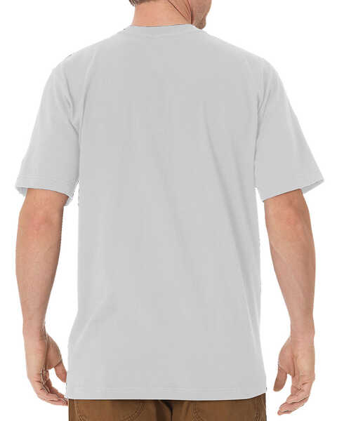 Image #2 - Dickies Men's Solid Heavyweight Short Sleeve Work T-Shirt - Big & Tall, Grey, hi-res