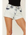 Image #2 - Idyllwind Women's High Risin' Galveston Wash Raw Edge Hem Shorts, Light Wash, hi-res