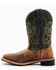 Image #3 - Smoky Mountain Boys' Jesse Bison Leather Print Boot - Square Toe, Brown, hi-res