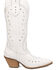 Image #2 - Dingo Women's Pretty 'N Pink Western Boots - Snip Toe, White, hi-res