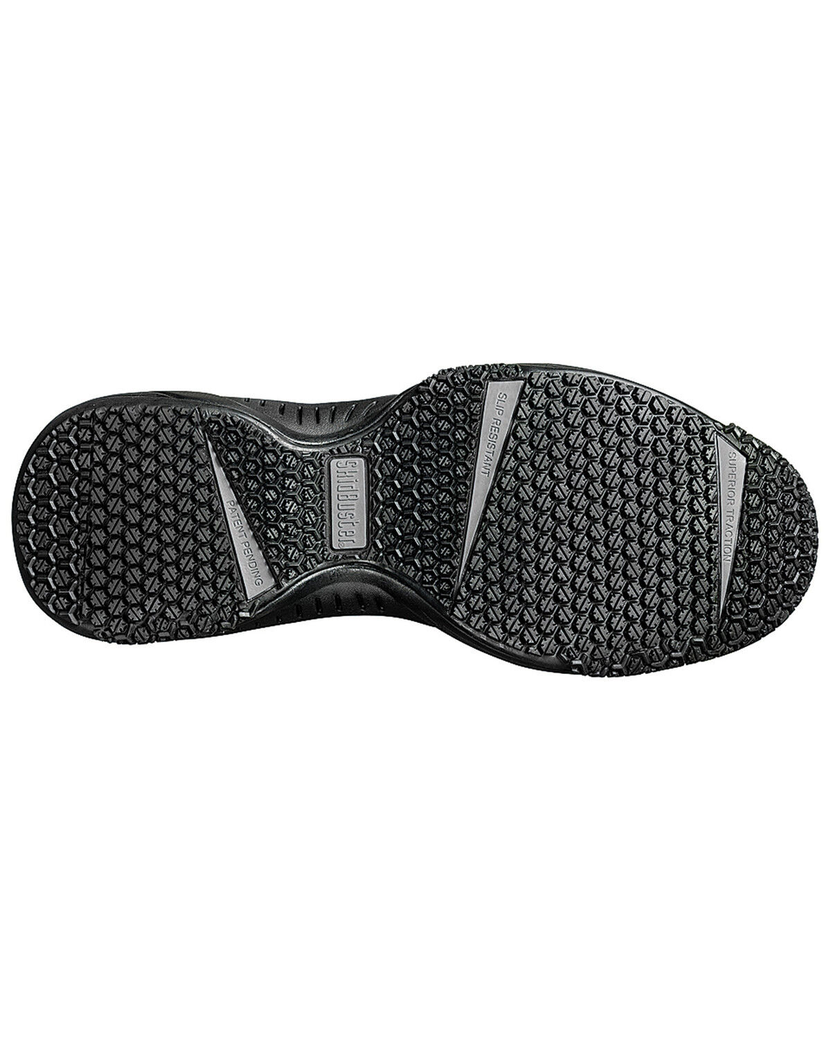 Image #2 - SkidBuster Men's Non-Slip Leather Work Shoes - Round Toe, Black, hi-res