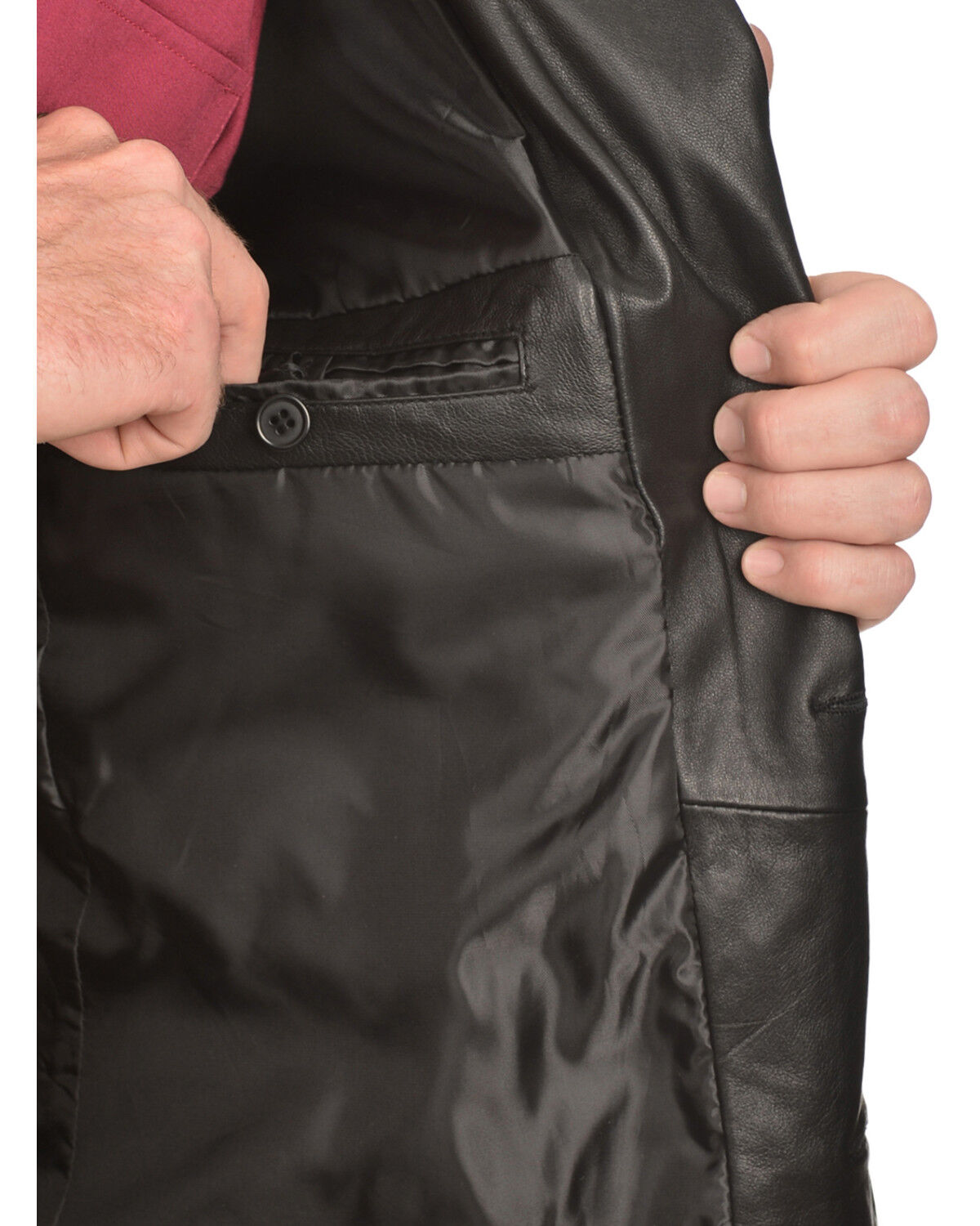 Image #4 - Scully Lamb Leather Blazer - Big, Black, hi-res