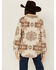 Image #4 - Cotton & Rye Women's Southwestern Print Sherpa Lined Jacket , Ivory, hi-res