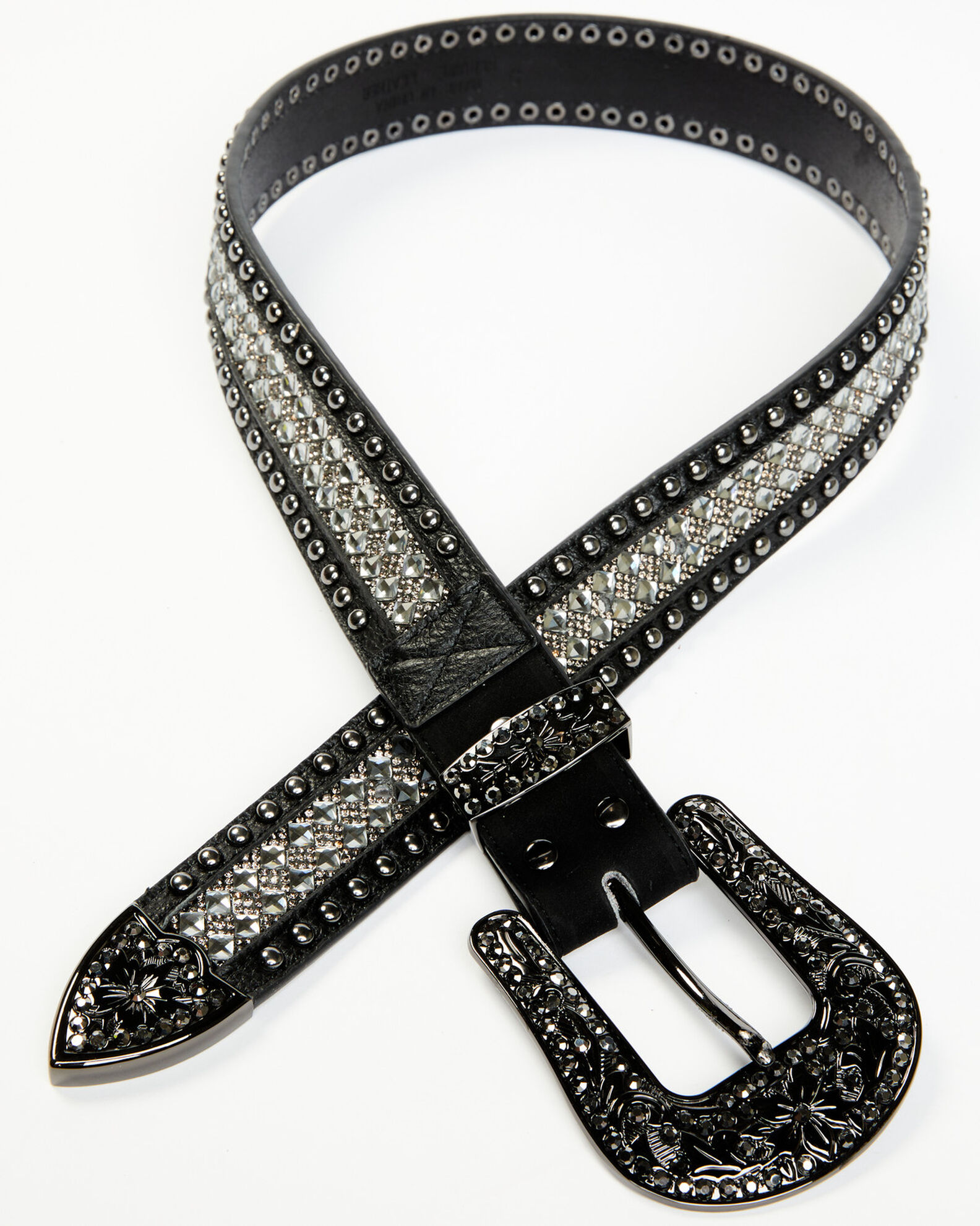 Womens rhinestone belt on sale