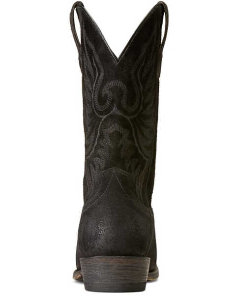 Image #3 - Ariat Men's Circuit High Stepper Distressed Suede Western Boots - Square Toe , Black, hi-res