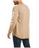Ariat Men's Khaki Rebar Heat Fighter Long Sleeve Work Pocket T-Shirt - Big, Beige/khaki, hi-res