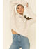 Image #1 - POL Women's Ivory Cable Knit Turtleneck Sweater , , hi-res