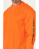 Image #4 - Hawx Men's FR Work American Long Sleeve Graphic Work T-Shirt, Orange, hi-res