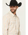 Image #2 - Cody James Men's Tanhue Plaid Print Long Sleeve Snap Western Shirt, Sand, hi-res