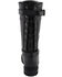 Image #4 - Milwaukee Leather Women's Calf Laced Riding Boots - Round Toe, Black, hi-res