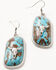 Image #1 - Idyllwind Women's Steer Head Drop Earrings, Silver, hi-res