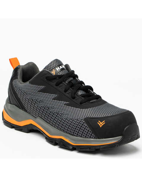 Image #1 - Hawx Men's Athletic Sneaker Work Boots - Composite Toe, Grey, hi-res