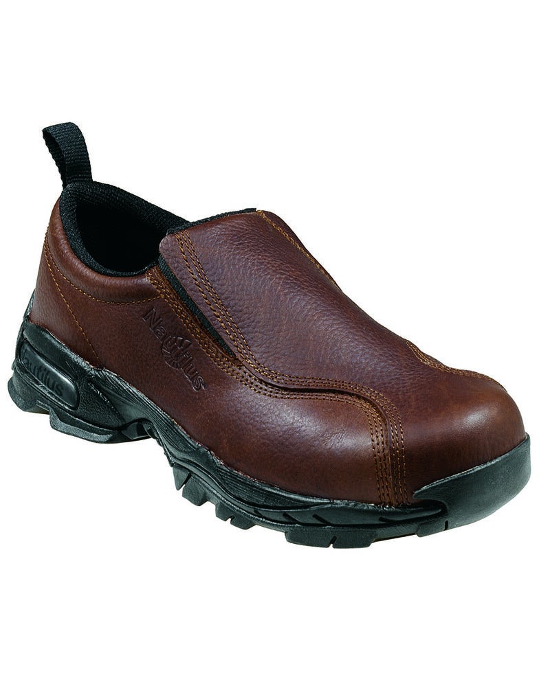 Nautilus Men's Static Dissipative SlipOn Work Shoes Steel Toe Sheplers