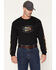Image #1 - Troll Co Men's FR Firebolt Long Sleeve Graphic Work T-Shirt, Black, hi-res