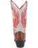 Image #5 - Laredo Women's Feather Love Western Boots - Square Toe, White, hi-res