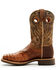 Image #3 - Dan Post Men's Exotic Full Quill Ostrich Western Boots - Broad Square Toe, Tan, hi-res