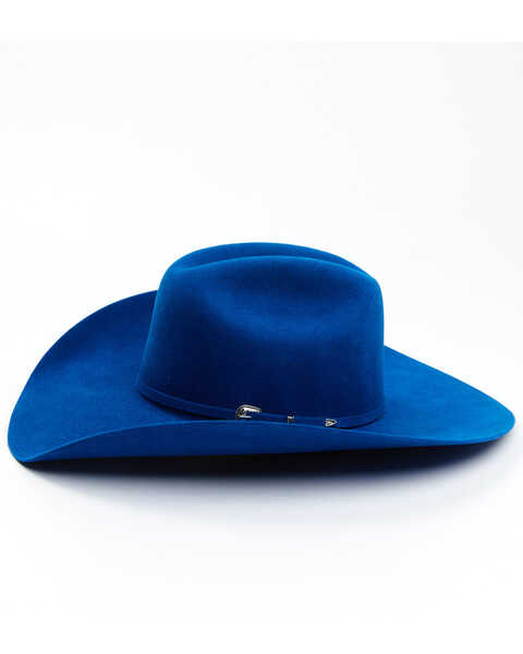 Image #3 - Serratelli 2X Felt Cowboy Hat, Royal Blue, hi-res